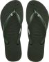 Havaianas Slim Crystal Sw II teenslippers olijfgroen - Thumbnail 4