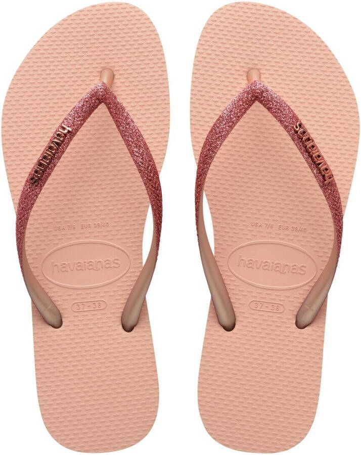 Havaianas Slim glitter II pink Roze