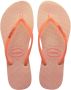 Havaianas Slim Glitter Flip Flops Dames Pink- Dames Pink - Thumbnail 2