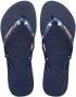 Havaianas Slim Luxury Aqua teenslippers met sierstenen donkerblauw - Thumbnail 2