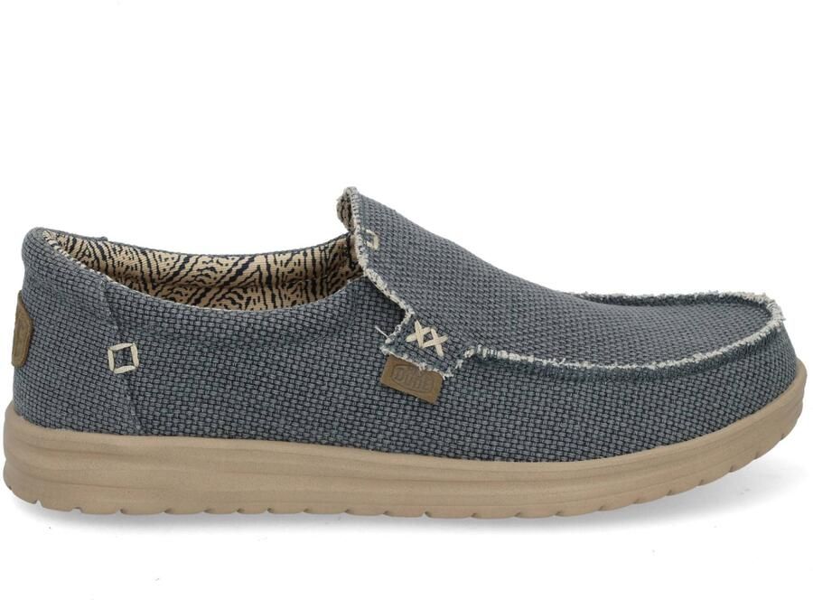 HEYDUDE Instappers Heren Mikka Braided Maat: 43 Materiaal: Textiel Kleur: Blauw - Foto 5