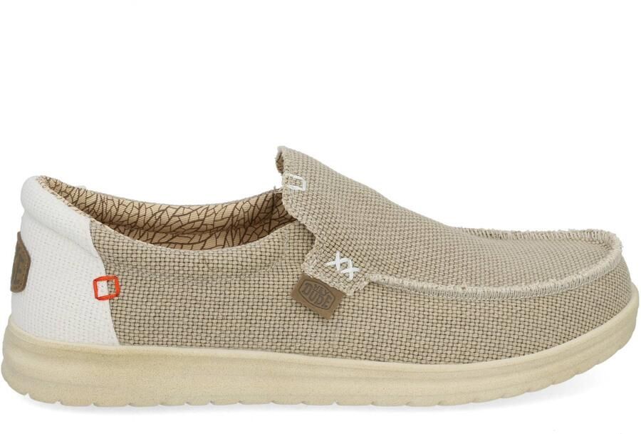 HEYDUDE Instappers Heren Mikka Braided Maat: 45 Materiaal: Textiel Kleur: Wit - Foto 3