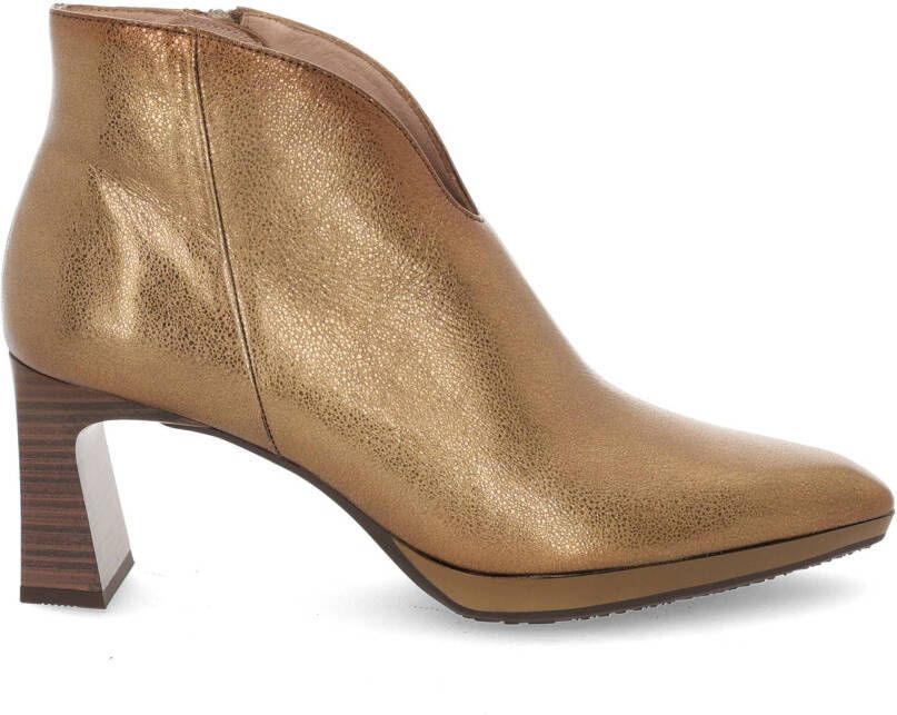 HISPANITAS Enkellaarsjes Dames Hi243576 Maat: 37 Materiaal: Leer Kleur: Goud - Foto 3
