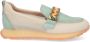 HISPANITAS Lage Sneakers Dames Hv253948 Maat: 42 Materiaal: Leer Kleur: Groen - Thumbnail 2