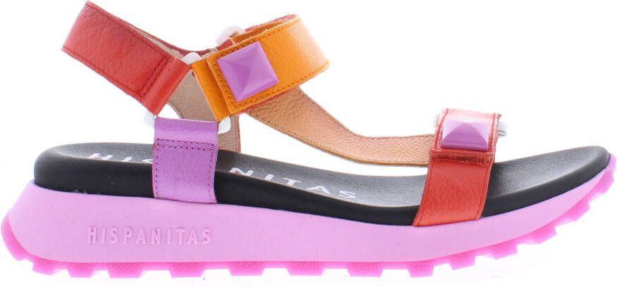 Hispanitas MAUI sandalen cervo scarlet peach mandarin violet CHV243311 - Foto 5