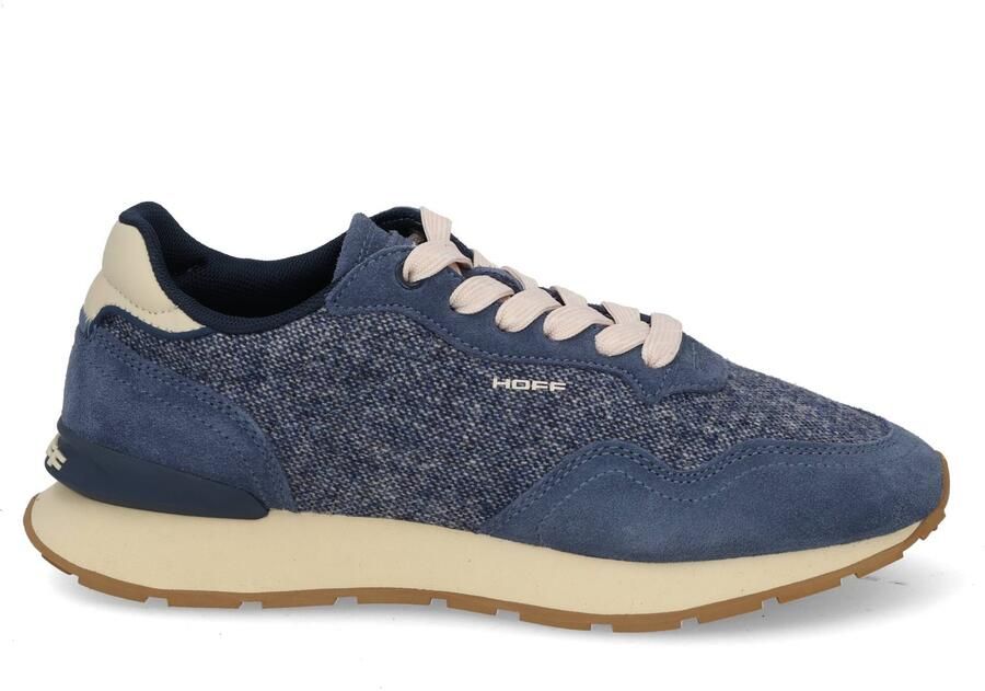 HOFF City leren suède sneakers donkerblauw - Foto 4