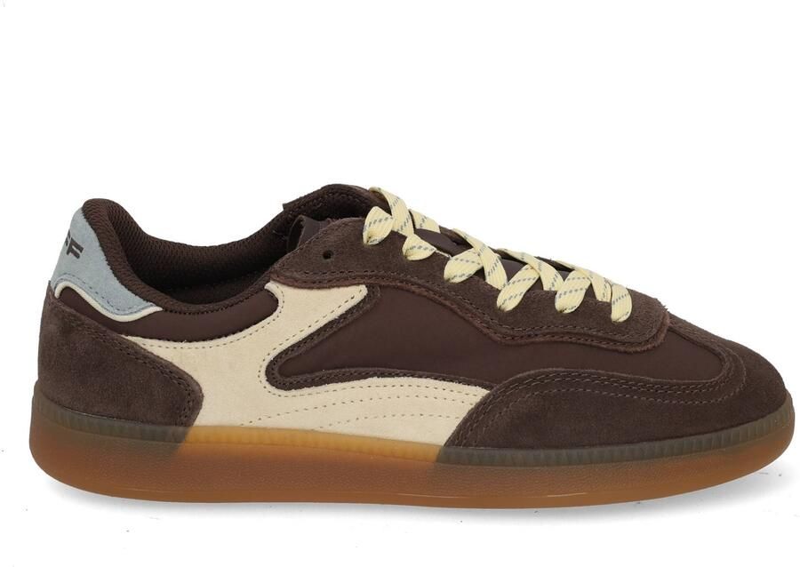 HOFF Park leren suède sneakers donkerbruin ecru - Foto 8