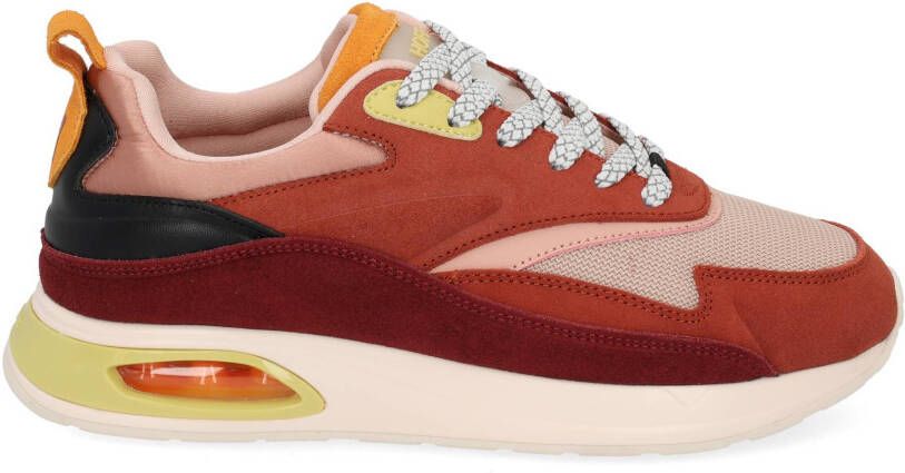 THE HOFF BRAND Lage Sneakers Dames Maracana Maat: 40 Materiaal: Suède Kleur: Rood - Foto 5