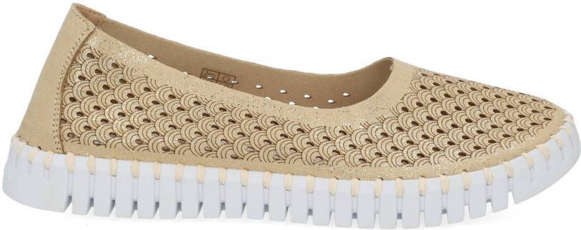 Ilse Jacobsen Tulip Ballerina's goud Microvezel Dames - Foto 3