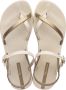 Ipanema Fashion Sandal Dames Slippers Beige Gold - Thumbnail 4