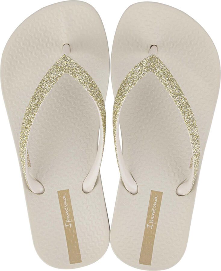 Ipanema Anatomic Lolita teenslippers met glitters beige goud Meisjes Rubber 25 26 - Foto 11