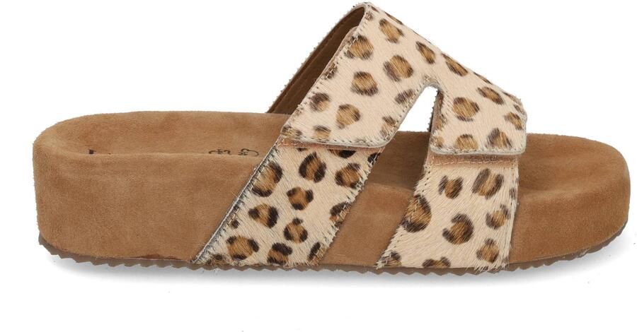 Lazamani Slippers Leopard bruin Synthetisch - Foto 7