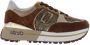 Liu Jo Maxi Wonder 20 suède sneakers bruin multi - Thumbnail 3