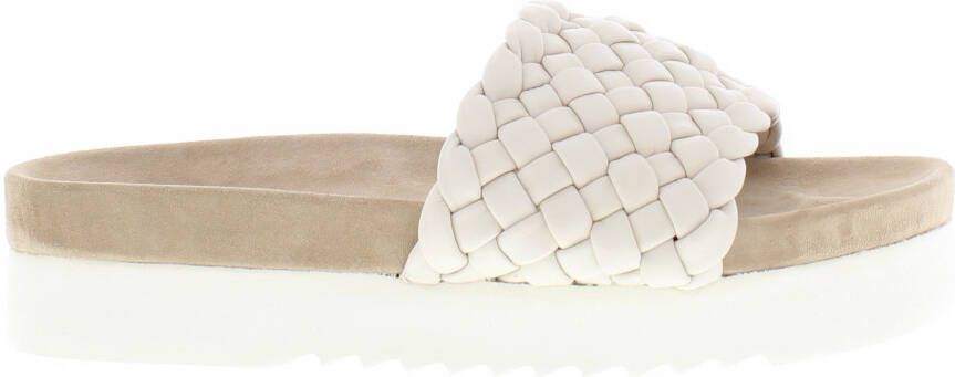 Maruti Beige Gevlochten Leren Slipper Billy - Foto 7