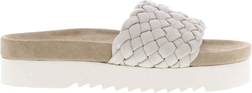 Maruti Beige Gevlochten Leren Slipper Billy - Foto 6
