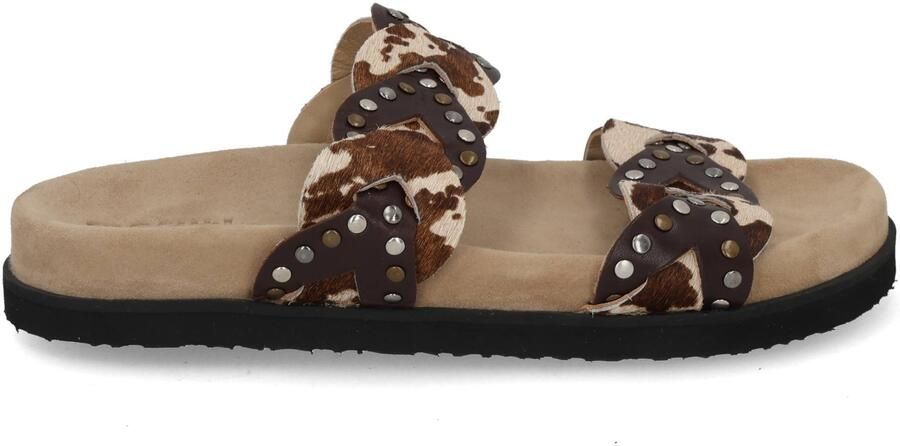 Maruti leren dames slippers met luipaardprint Evie - Foto 2