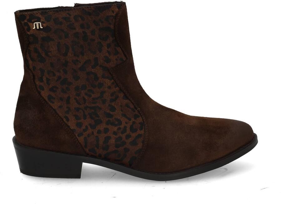 Maruti Gavi Suede Hairon DBrown DN1 Enkellaarzen Bruin Suede Dames Bruin - Foto 5