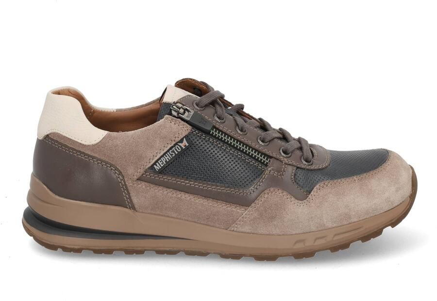 Mephisto BRADLEY VELSPORT Vrije tijdsschoenenHeren veterschoenHeren sneakersCasual Grijs - Foto 4