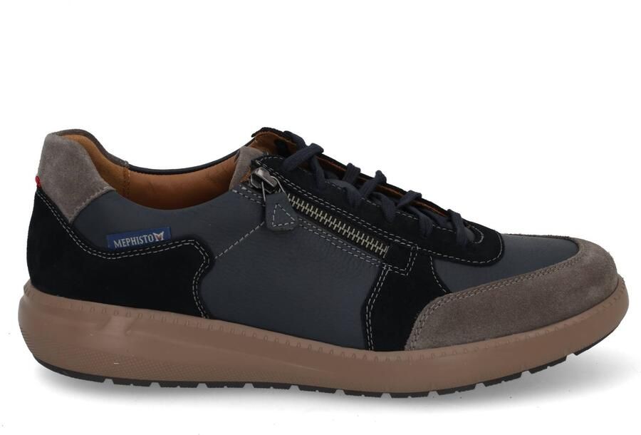 Mephisto JAMY VELSPORT Lage sneakersVrije tijdsschoenen Heren sneakers Grijs - Foto 2
