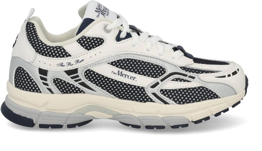 The Mercer Brand Lage Sneakers The Re-Run White Silver - Foto 2