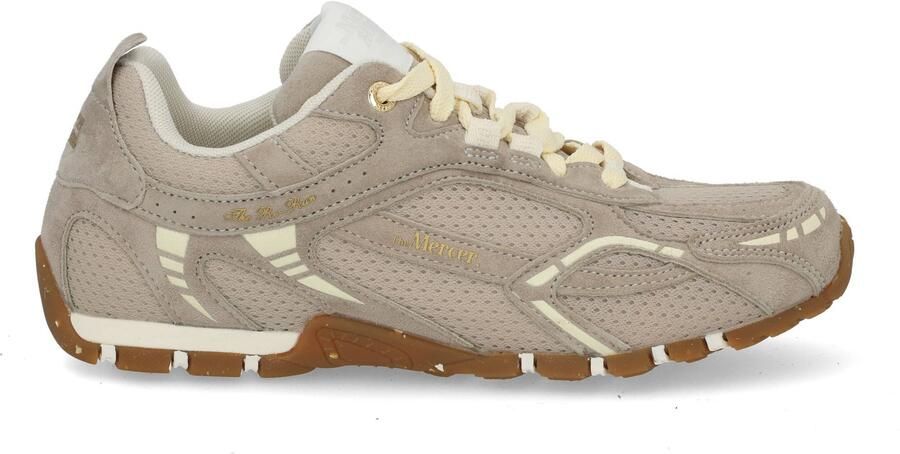 MERCER AMSTERDAM Lage Sneakers Dames The Re-run Drive Maat: 39 Materiaal: Suède Kleur: Beige