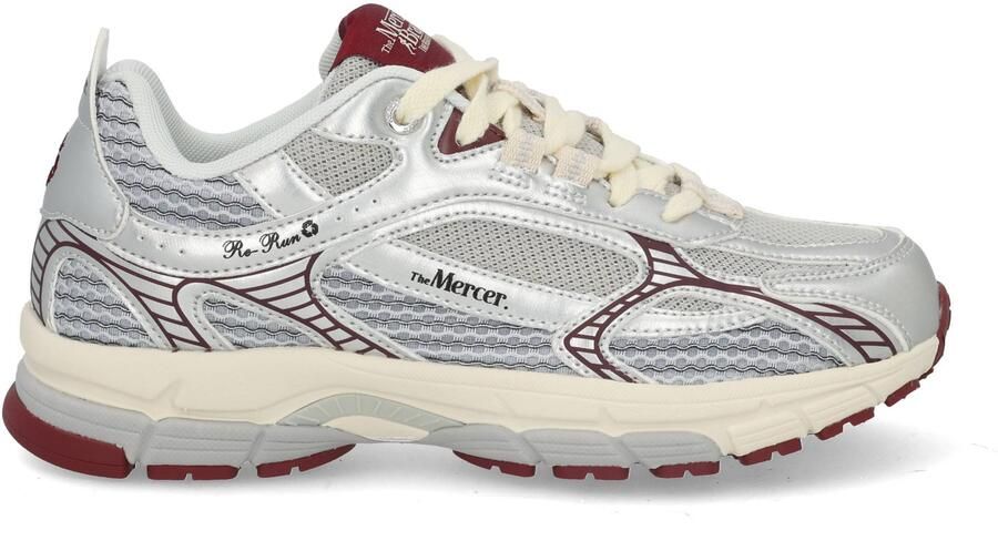 MERCER AMSTERDAM Sneakers Dames The Re-run Twin Mesh Maat: 40 Kleur: Zilver