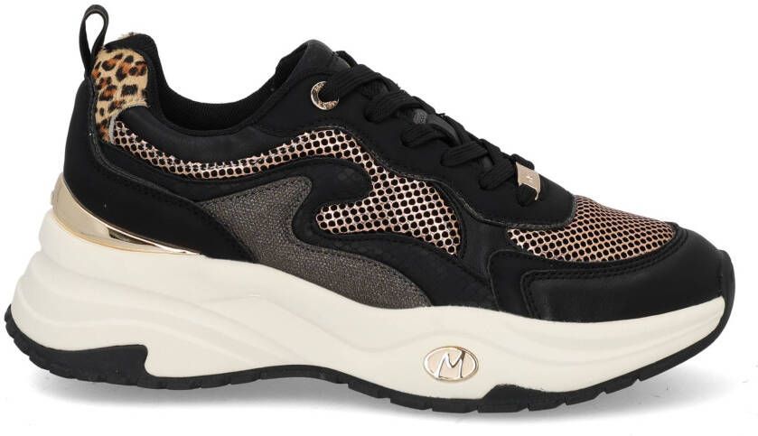 Mexx Sneakers Palma Ora MI001002653W-1111 Zwart Goud - Foto 2