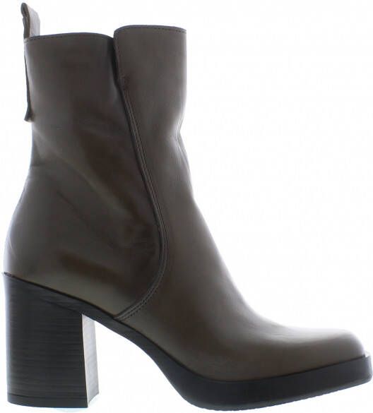 MJUS Stijlvolle leren enkellaarsjes Green Dames - Foto 7