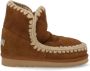 MOU Vachtlaarzen Dames Eskimo 18 Glitter Logo Maat: 39 Materiaal: Suède Kleur: Cognac - Thumbnail 3