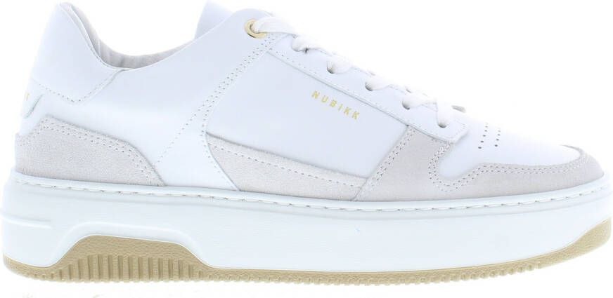 NUBIKK Lage Sneakers Basket Court Maat: 46 Materiaal: Nubuck Kleur: Wit - Foto 12