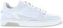 NUBIKK Lage Sneakers Heren Basket Court Heren Maat: 40 Materiaal: Leer Kleur: Wit - Thumbnail 4