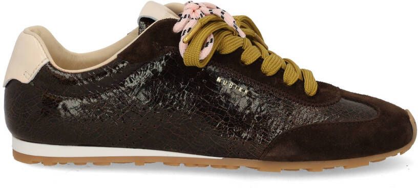 NUBIKK Lage Sneakers Dames Billy Lou Maat: 36 Materiaal: Leer Kleur: Bruin - Foto 3