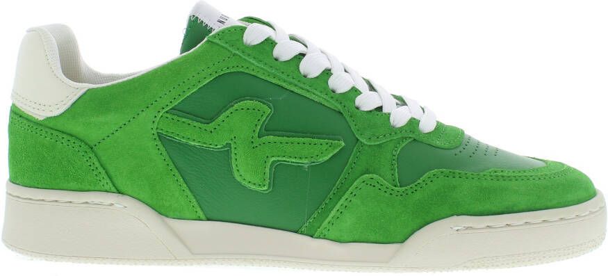 Nubikk Blueberry Pulse sneaker van leer met suède details - Foto 5