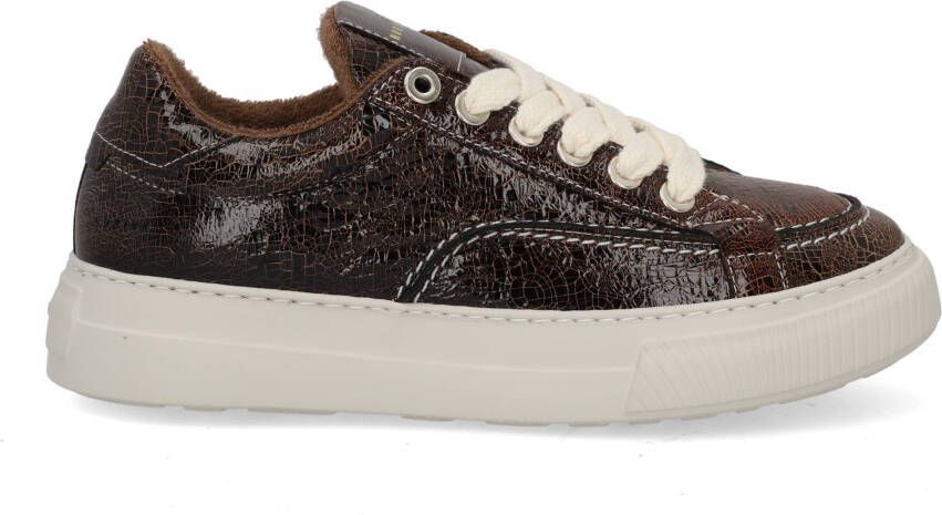 Nubikk Caldera Tora dk brown craquel Bruin