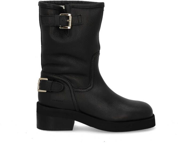 Nubikk Eva Leva fur black Zwart
