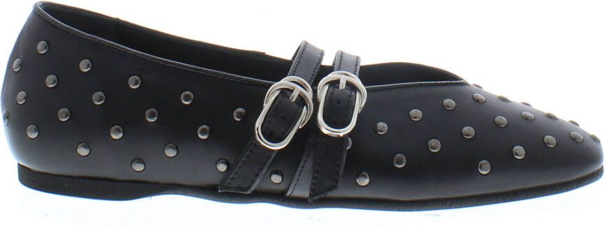 NUBIKK Ballerina Dames Gisele Grace Studs Maat: 38 Materiaal: Leer Kleur: Zwart - Foto 5