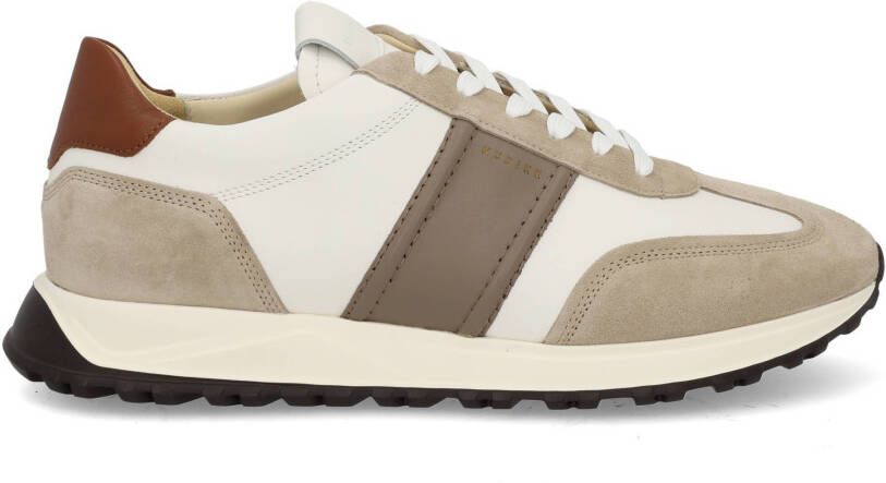 NUBIKK Lage Sneakers Heren Glen Hendrix Maat: 41 Materiaal: Leer Kleur: Beige - Foto 2