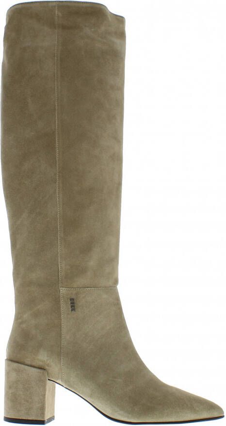 Nubikk Isa Bella Taupe Overknee Laarzen Beige Dames - Foto 5