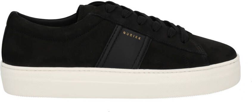 NUBIKK Lage Sneakers Heren Jagger Morris Nolan Maat: 48 Materiaal: Nubuck Kleur: Zwart