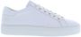 Nubikk Iconische Leren Sneaker met Gouden Oogjes White Dames - Thumbnail 5