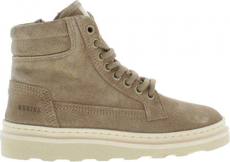 Nubikk suède veterboots taupe Bruin Jongens Suede Effen 30 - Foto 6