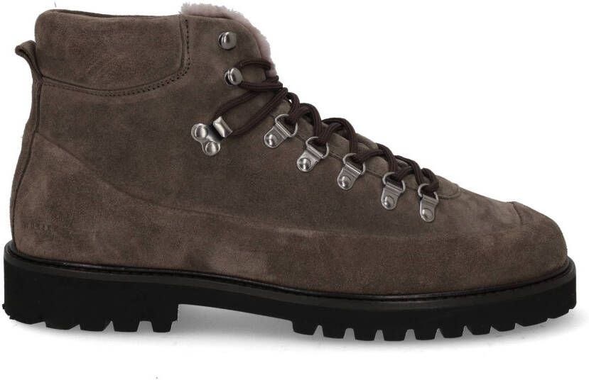 Nubikk Logan Chad Fur DK grey Grijs