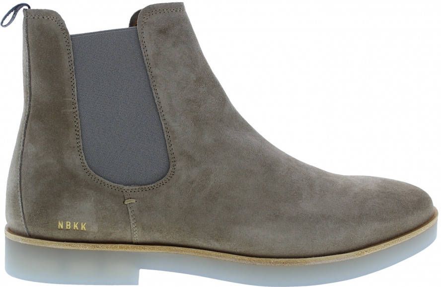 Nubikk Chelsea Boot Logan II Zwart Suede - Bormans Modeschoenen