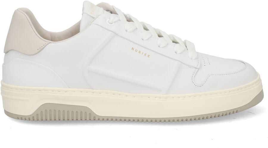 NUBIKK Lage Sneakers Heren Basket Cole Mena Maat: 42 Materiaal: Leer Kleur: Wit