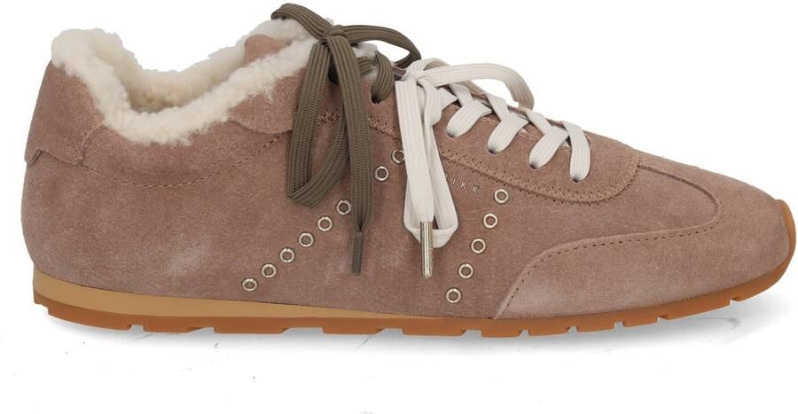 Nubikk Billy Lou Fur II suède sneakers lichtbruin - Foto 4