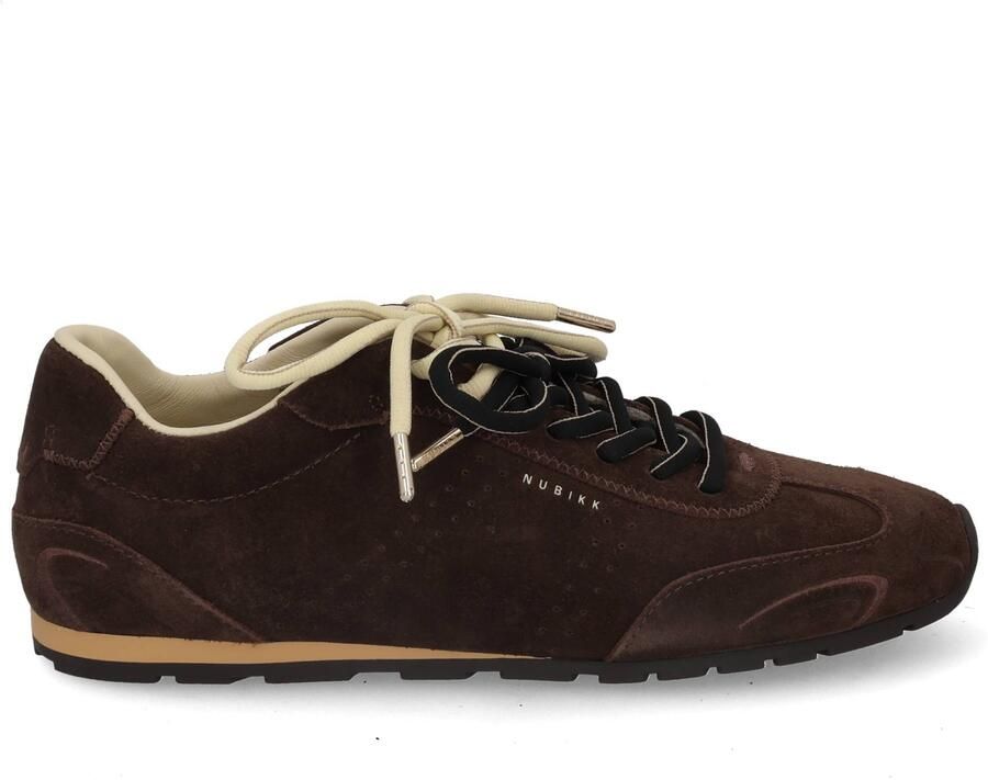 Nubikk Billy Lou II suède sneakers bruin - Foto 4