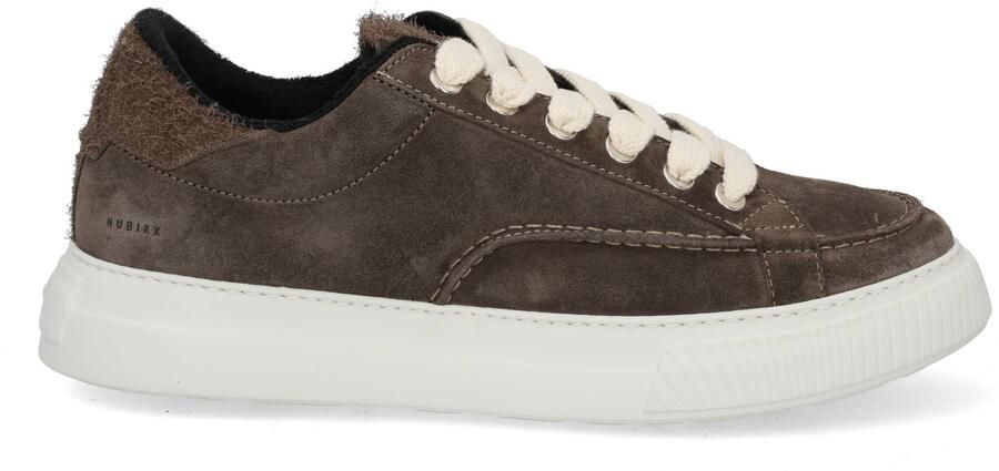 NUBIKK Lage Sneakers Heren Caldera Tora Maat: 45 Materiaal: Suède Kleur: Taupe