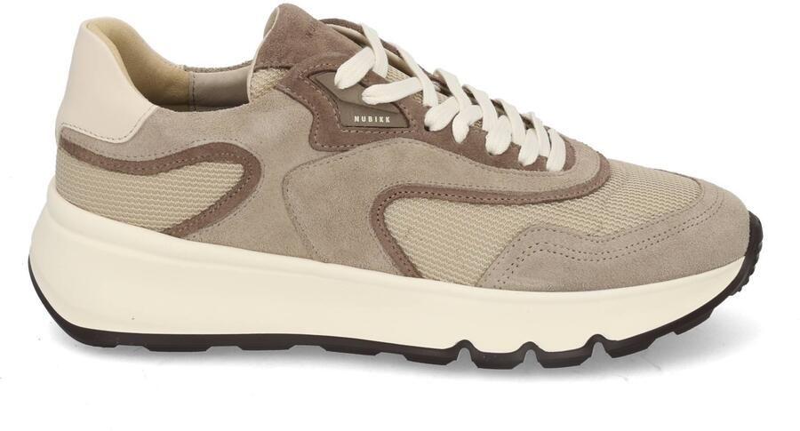 NUBIKK Lage Sneakers Heren Luca Noa Men Maat: 41 Materiaal: Suède Kleur: Taupe - Foto 4