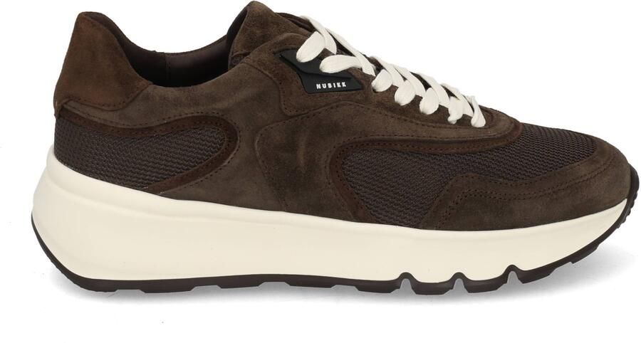 NUBIKK Lage Sneakers Heren Luca Noa Men Maat: 44 Materiaal: Suède Kleur: Taupe - Foto 4