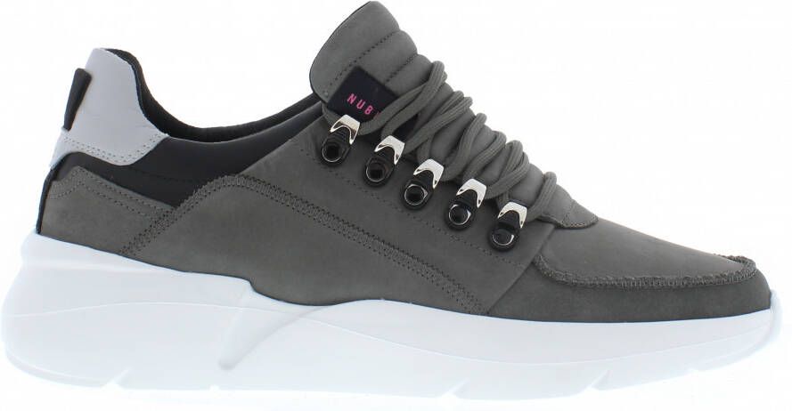 NUBIKK Lage Sneakers Heren Roque Roman Heren Maat: 47 Materiaal: Nubuck Kleur: Grijs - Foto 7